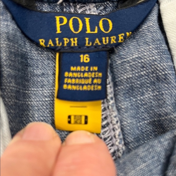Boy’s Shorts Polo by Ralph Lauren Kids Blue Denim - Picture 2 of 9